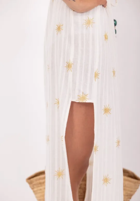Addy Kaftan White