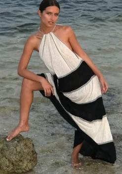 Aegean Tiered Dress Ecru