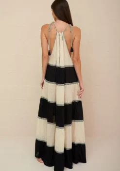 Aegean Tiered Dress Ecru