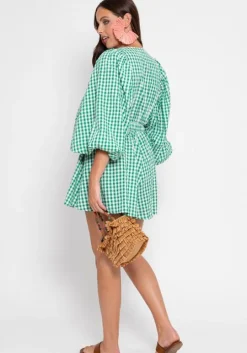 Alicia Jumpsuit Gingham Green