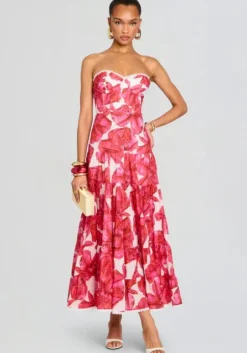 Ambar Long Dress White Blossom