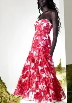 Ambar Long Dress White Blossom
