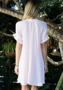 Antibes Beach Dress Blush