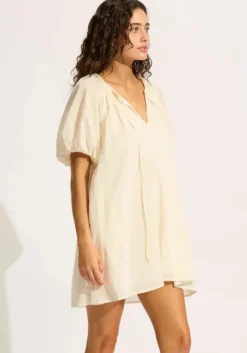 Babydoll Dress Ecru