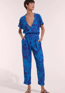 Becky Jumpsuit Blue Gauguin