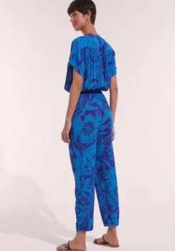 Becky Jumpsuit Blue Gauguin