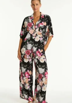 Belle Aloha Surf Pant Black