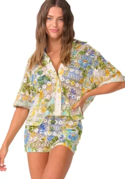 Blake Beach Shirt Bluebell