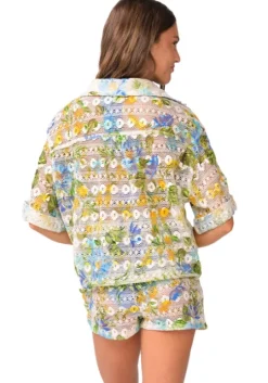 Blake Beach Shirt Bluebell
