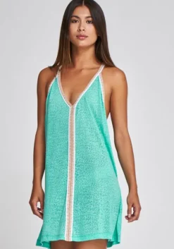 Cheetah Mini Dress Mint