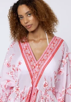 Cherry Blossom Loose Maxi Dress