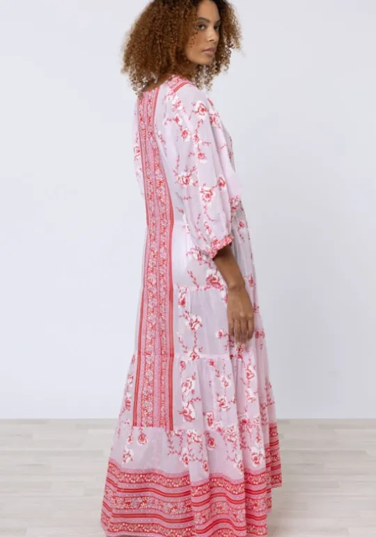 Cherry Blossom Loose Maxi Dress