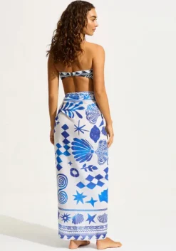 Corfu Azure Sarong