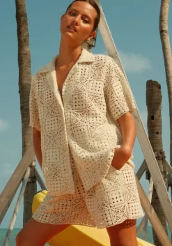 Crochet Beach Shirt