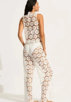 Crochet Side Split Pant