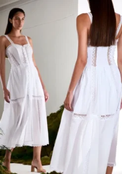Dafelle Long Dress White