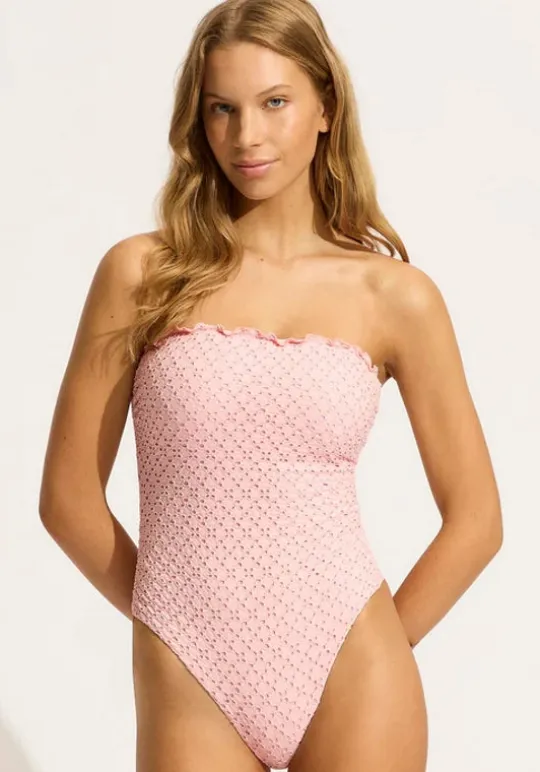 Daydreamer DD Bandeau Swimsuit Pink