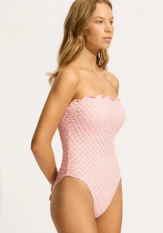 Daydreamer DD Bandeau Swimsuit Pink