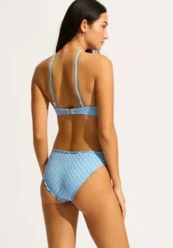 Daydreamer High Neck Bikini Powder Blue