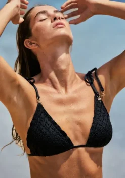 Daydreamer Triangle Bikini Black