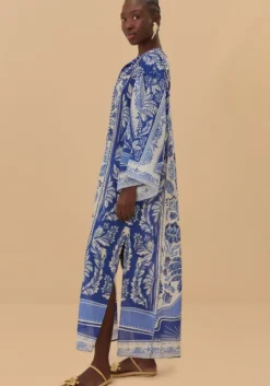 Delicate Tapestry Long Kaftan
