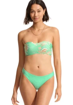 Eden Bustier Bandeau Bikini Mint
