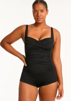 Essentials Boyleg Swimsuit