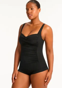 Essentials Boyleg Swimsuit
