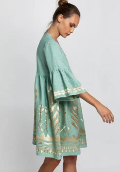 Feather Short Kaftan
