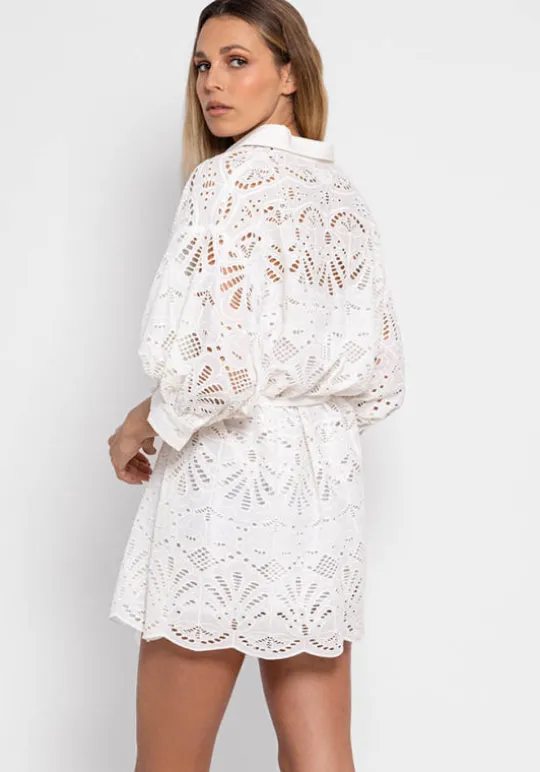 Florine Eyelet Dress