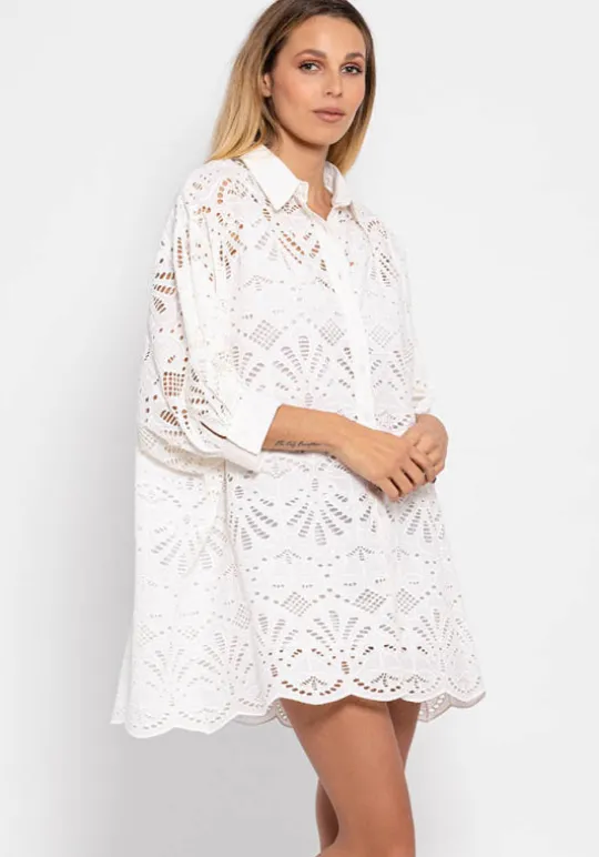 Florine Eyelet Dress