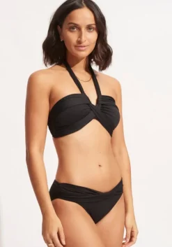 Goddess Bandeau Bikini Black