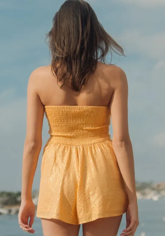 Ilanila Playsuit Apricot