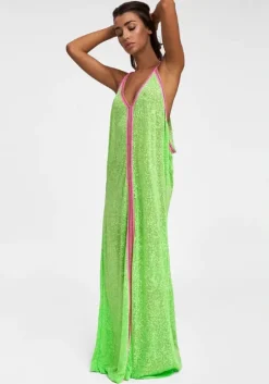 Inca Maxi Sun Dress Lime
