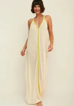 Inca Sun Dress Ecru