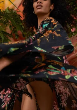 Ivet Kaftan Black Fresca