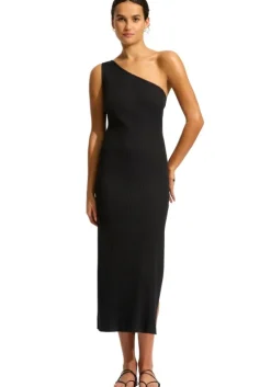 Jersey One Shoulder Dress