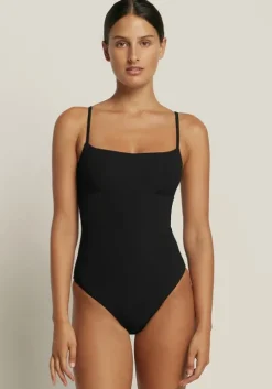 Jetset Tank Swimsuit Black