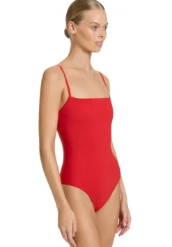 Jetset Tank Swimsuit Rosso