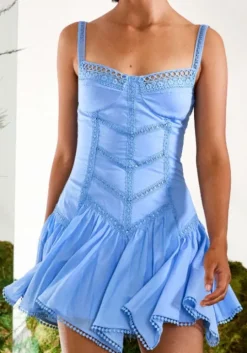 Lira Short Dress Blue