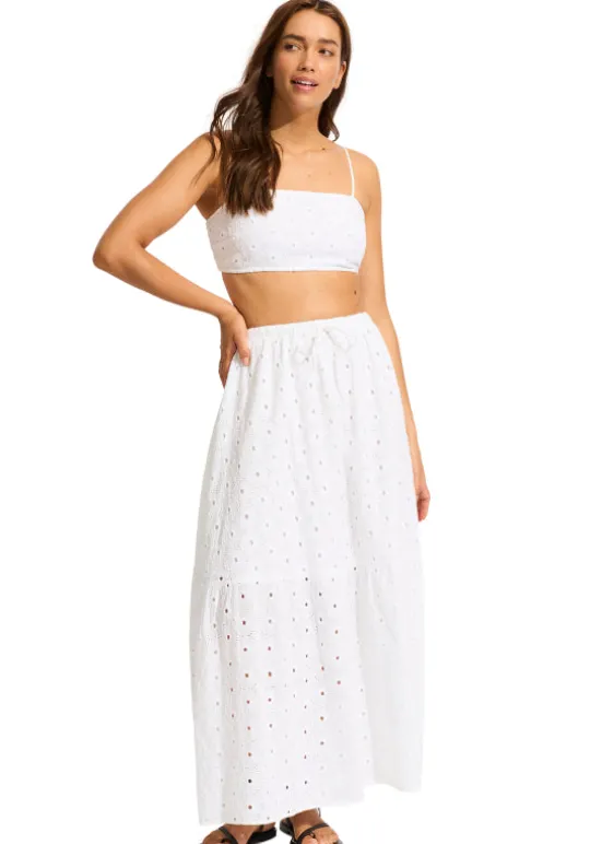 Lulu Broderie Crop Top