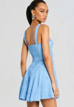Mai Short Dress Blue