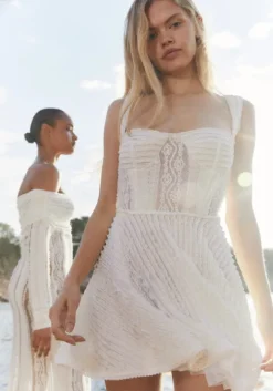 Mai Short Dress White