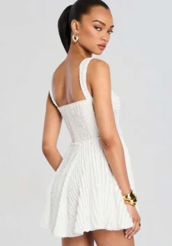 Mai Short Dress White