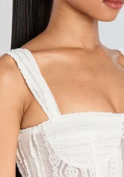 Mai Short Dress White