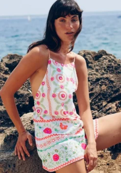 Mexican Embroidered Playsuit