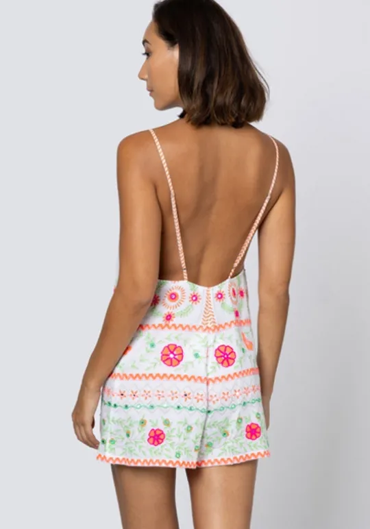 Mexican Embroidered Playsuit
