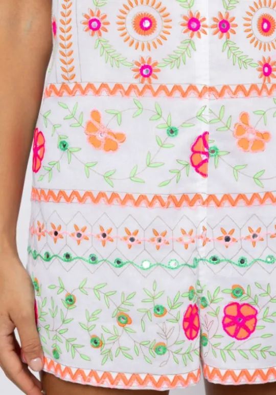 Mexican Embroidered Playsuit