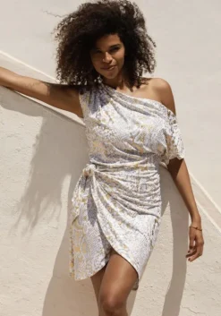 Naples Dress Silver Snake