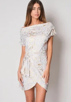 Naples Dress Silver Snake